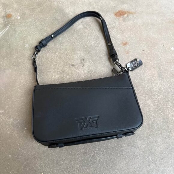 PXG Desserto Cactus Leather Signature Crossbody Bag Black - Picture 4 of 5